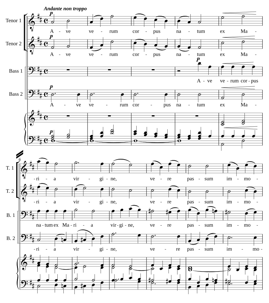 Ave verum corpus II