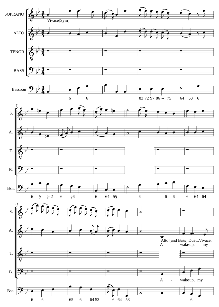 Awake up my glory, awake lute and harp