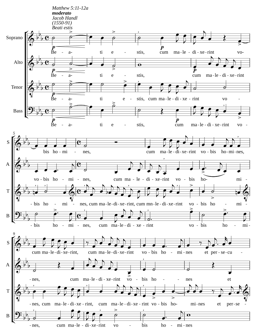 Beati estis