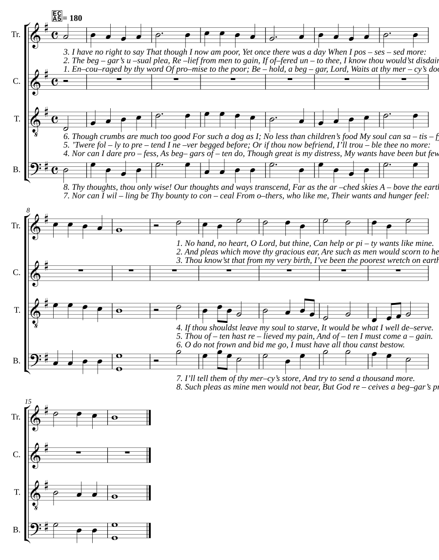 Beggar's Prayer