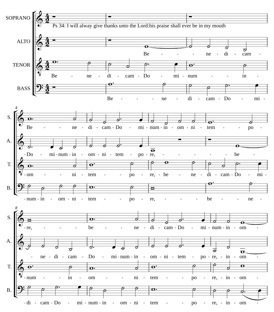 Benedicam Dominum