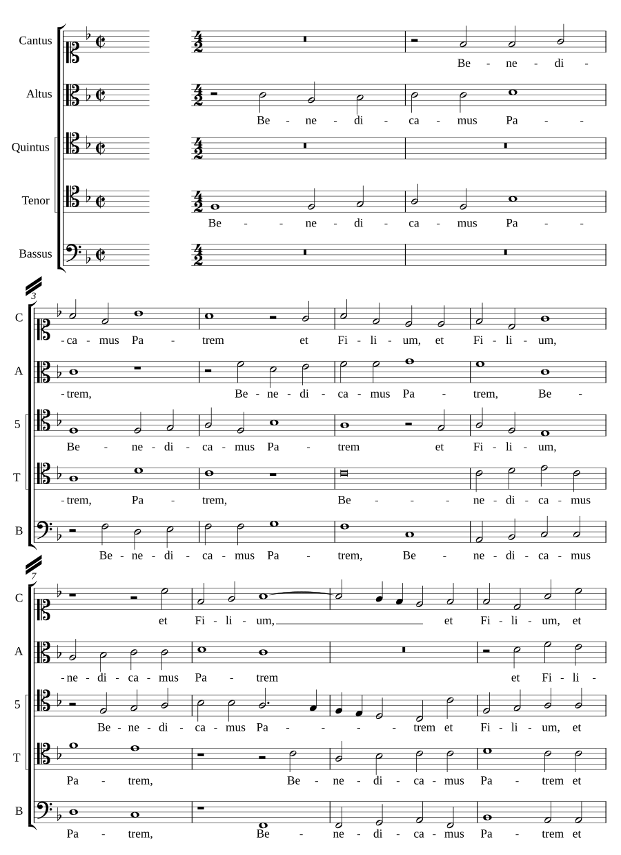 Benedicamus Patrem et Filium