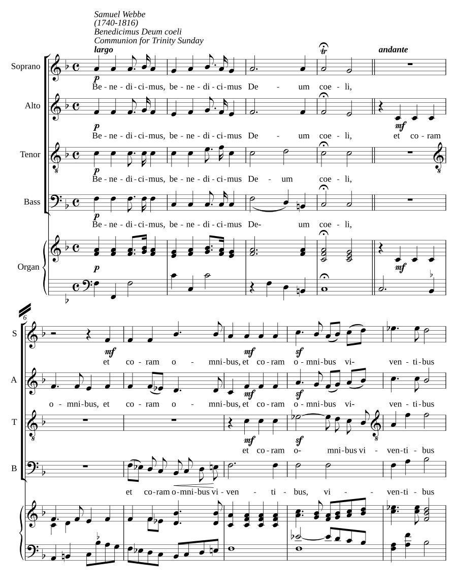Benedicimus Deum coeli