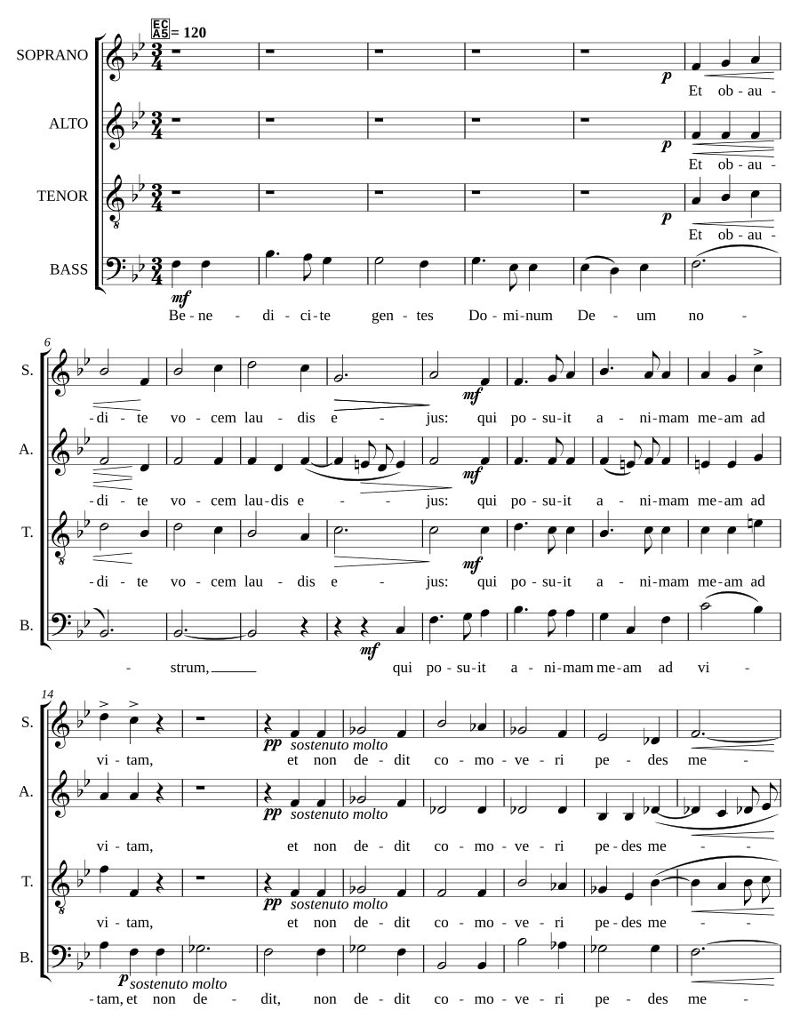 Benedicite gentes