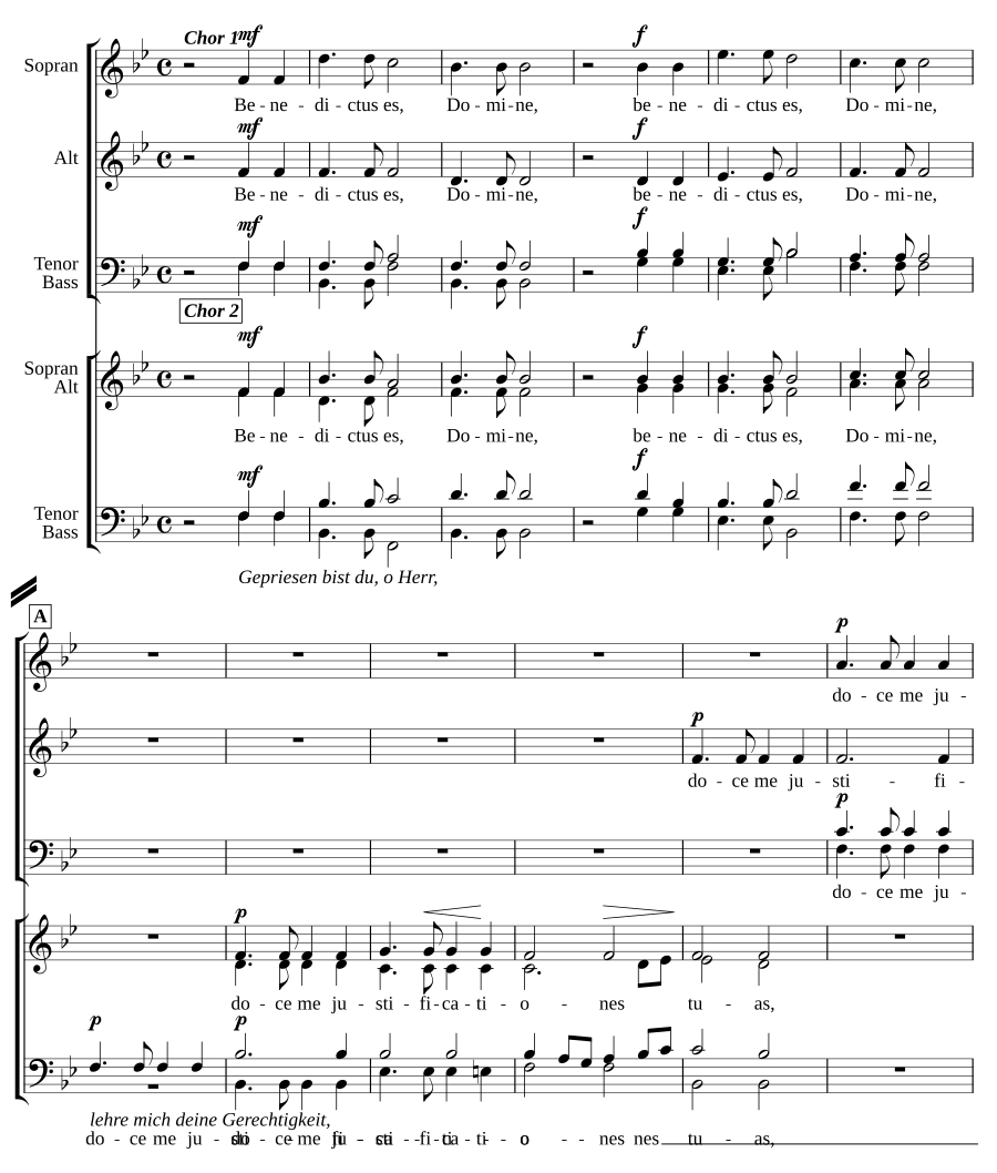 Benedictus es, Domine