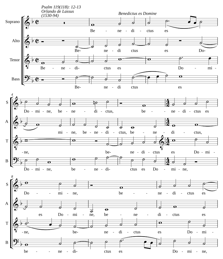 Benedictus es Domine