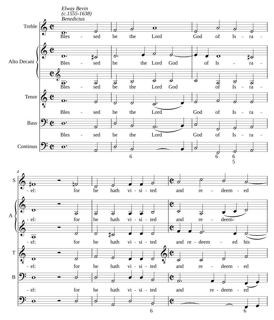 Benedictus in D minor