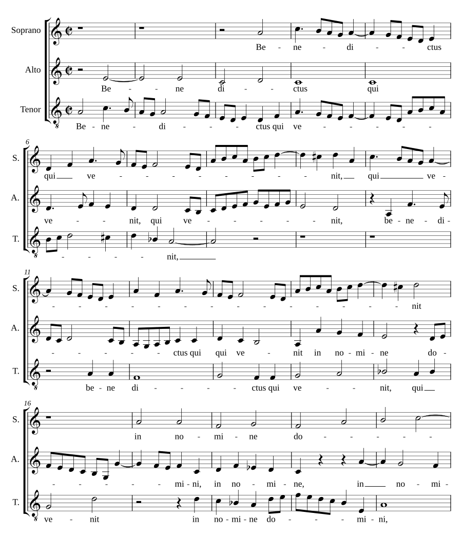 Benedictus qui venit II