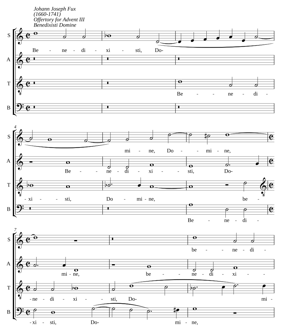 Benedixisti Domine, K150