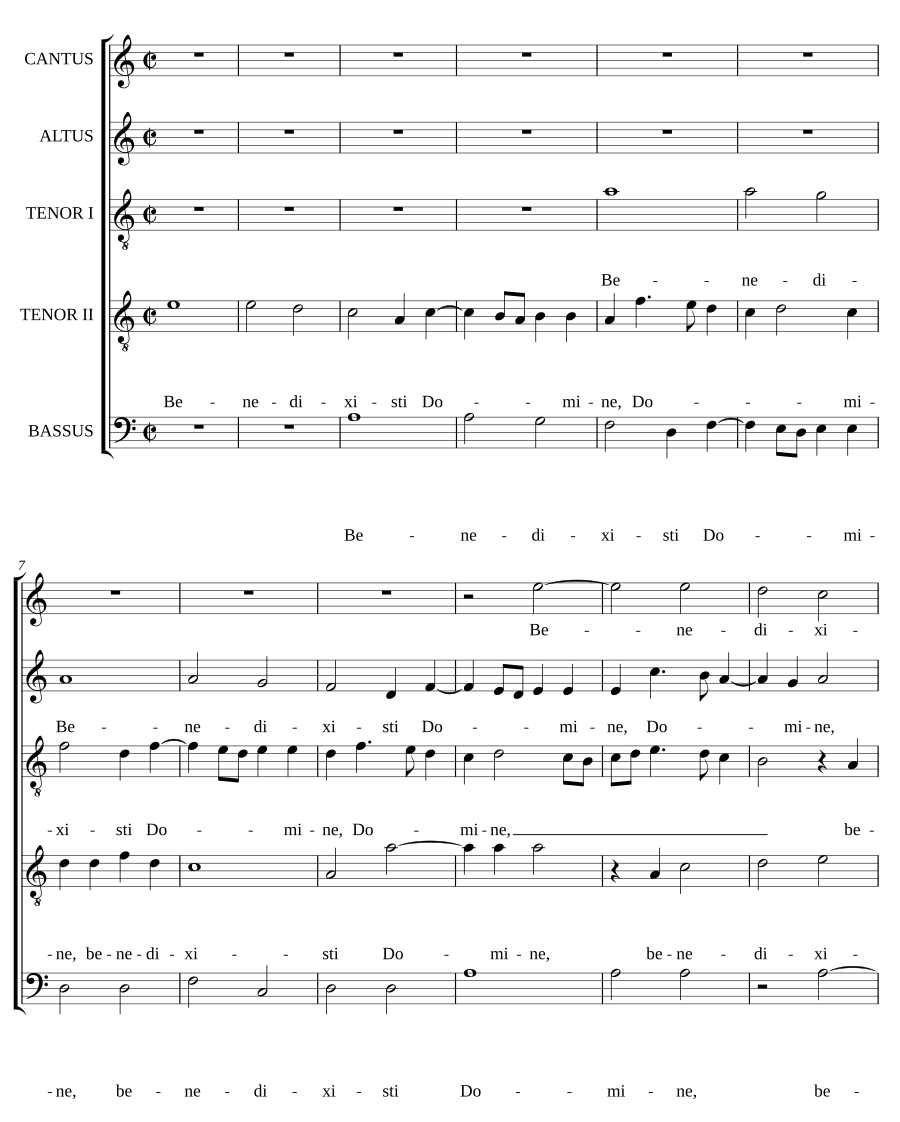 Benedixisti Domine