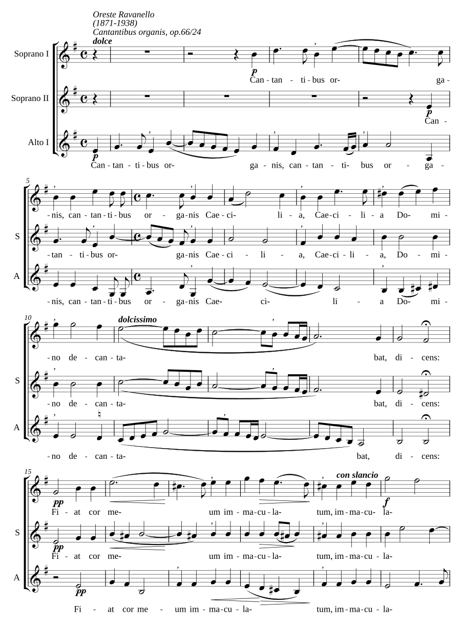 Cantantibus organis, op. 66/24