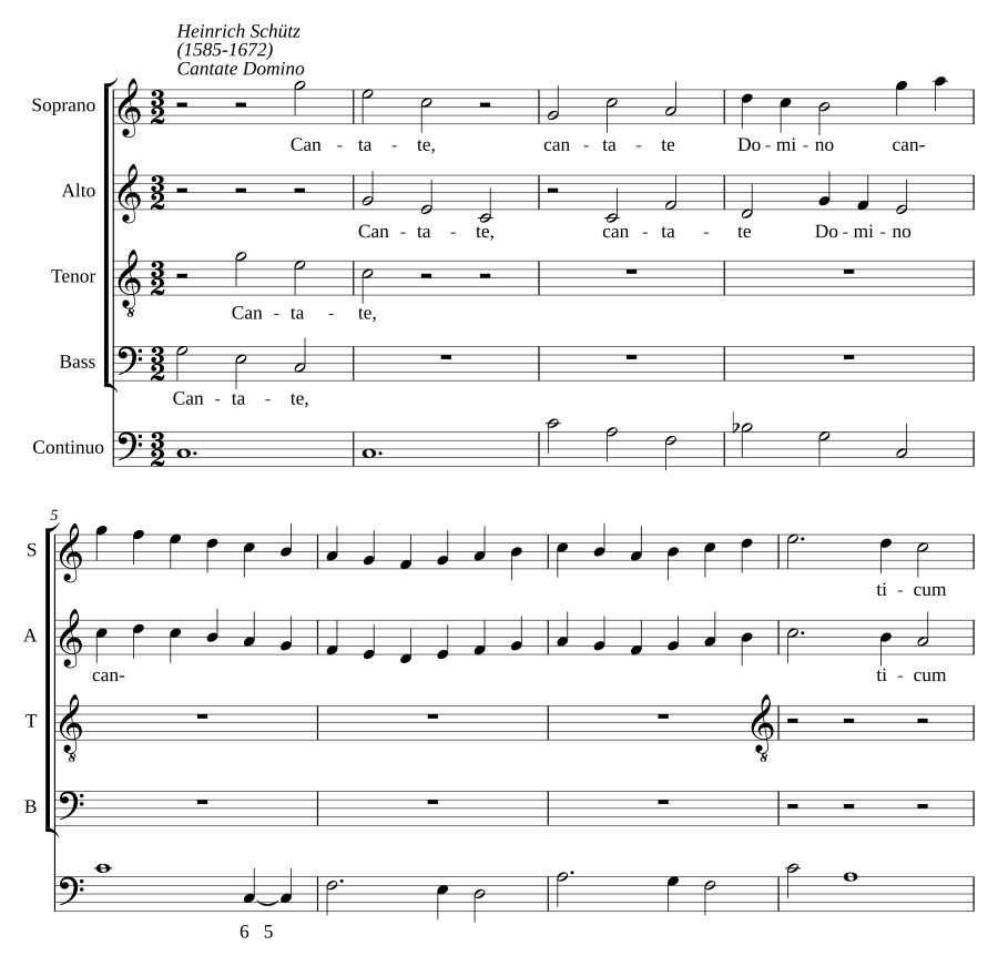Cantate Domino, SWV 81