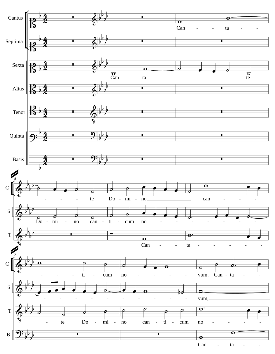 Cantate Domino