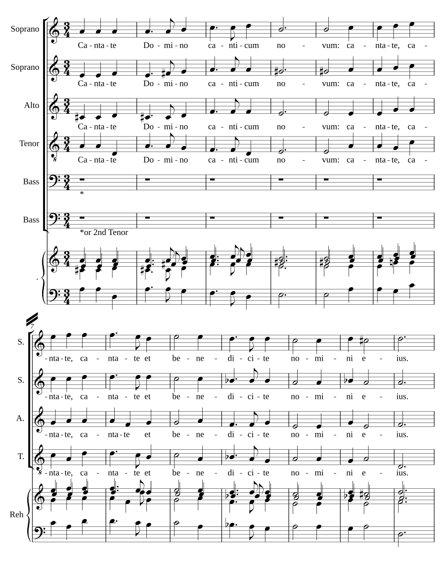 Cantate Domino
