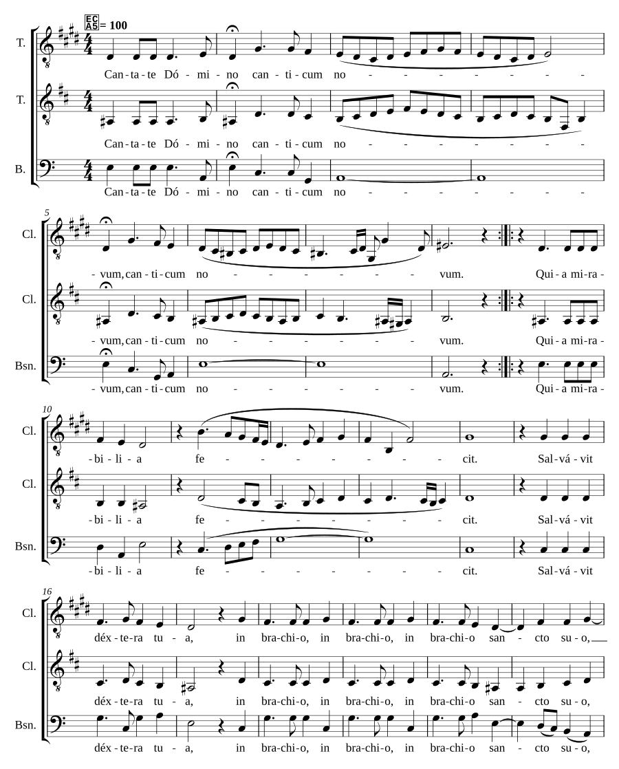 Cantate Domino