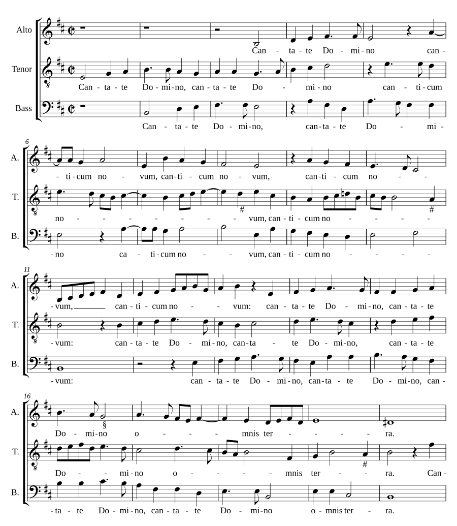 Cantate Domino