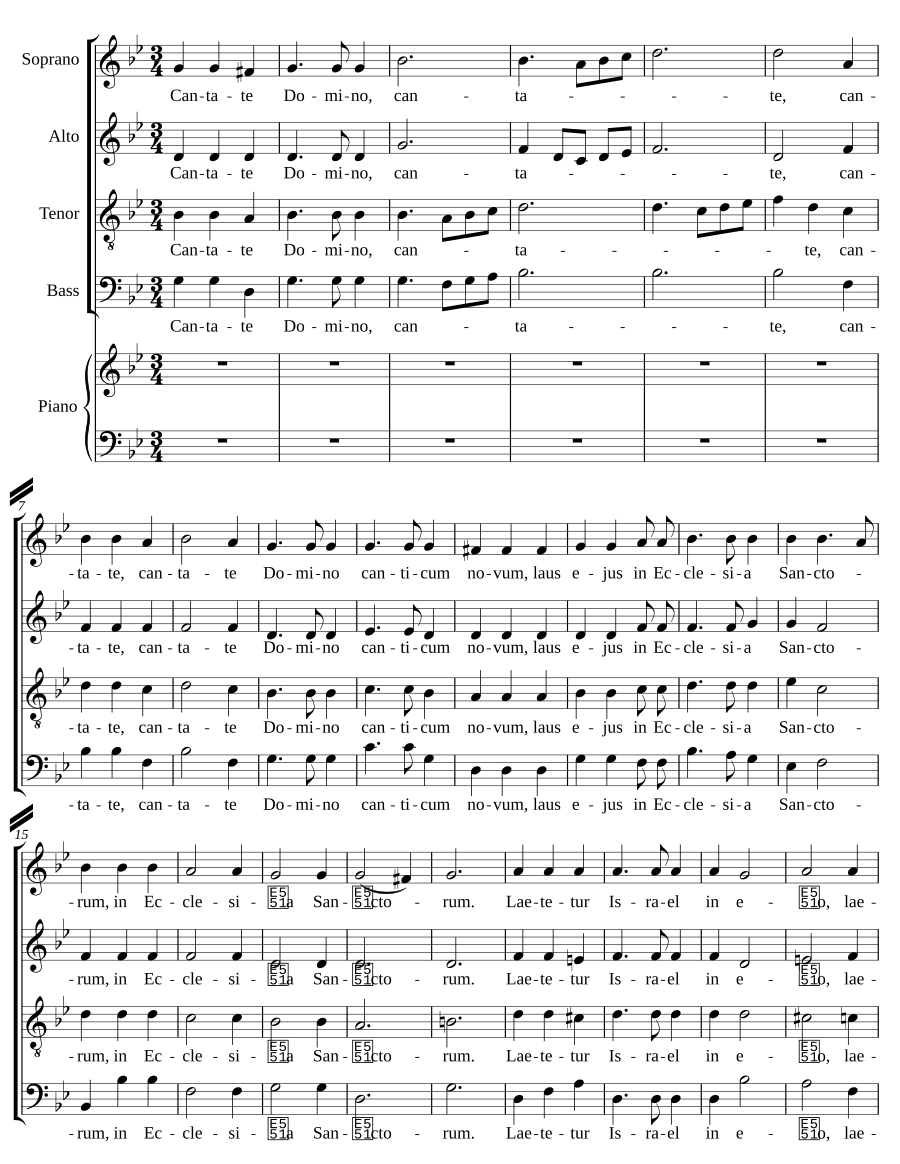 Cantate Domino