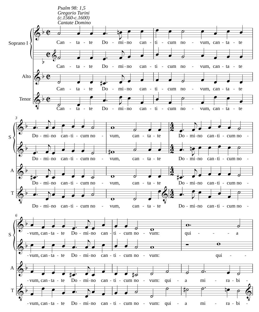 Cantate Domino