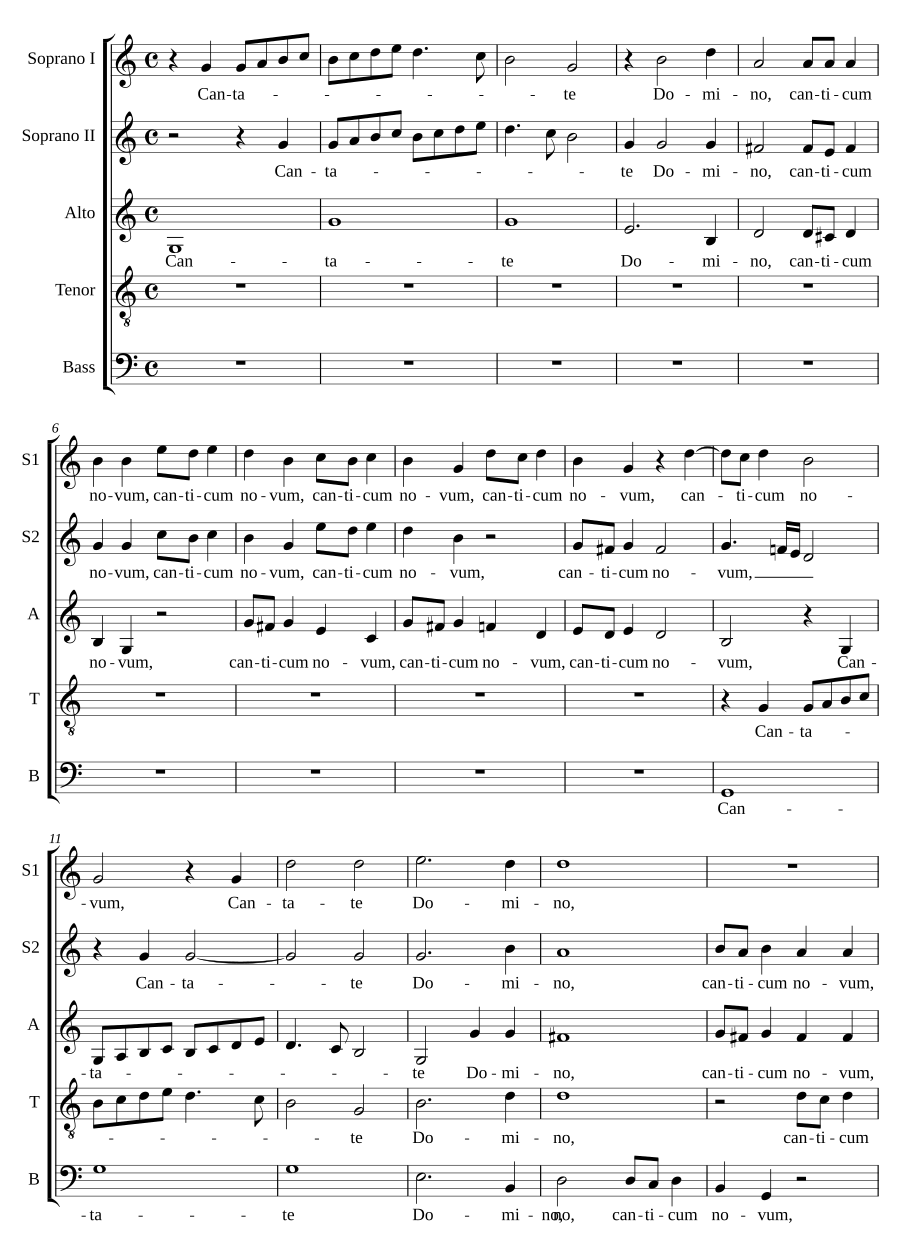 Cantate Domino