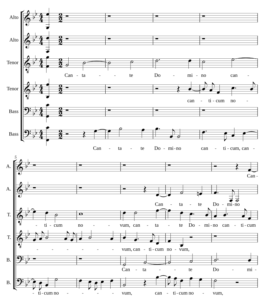 Cantate Domino
