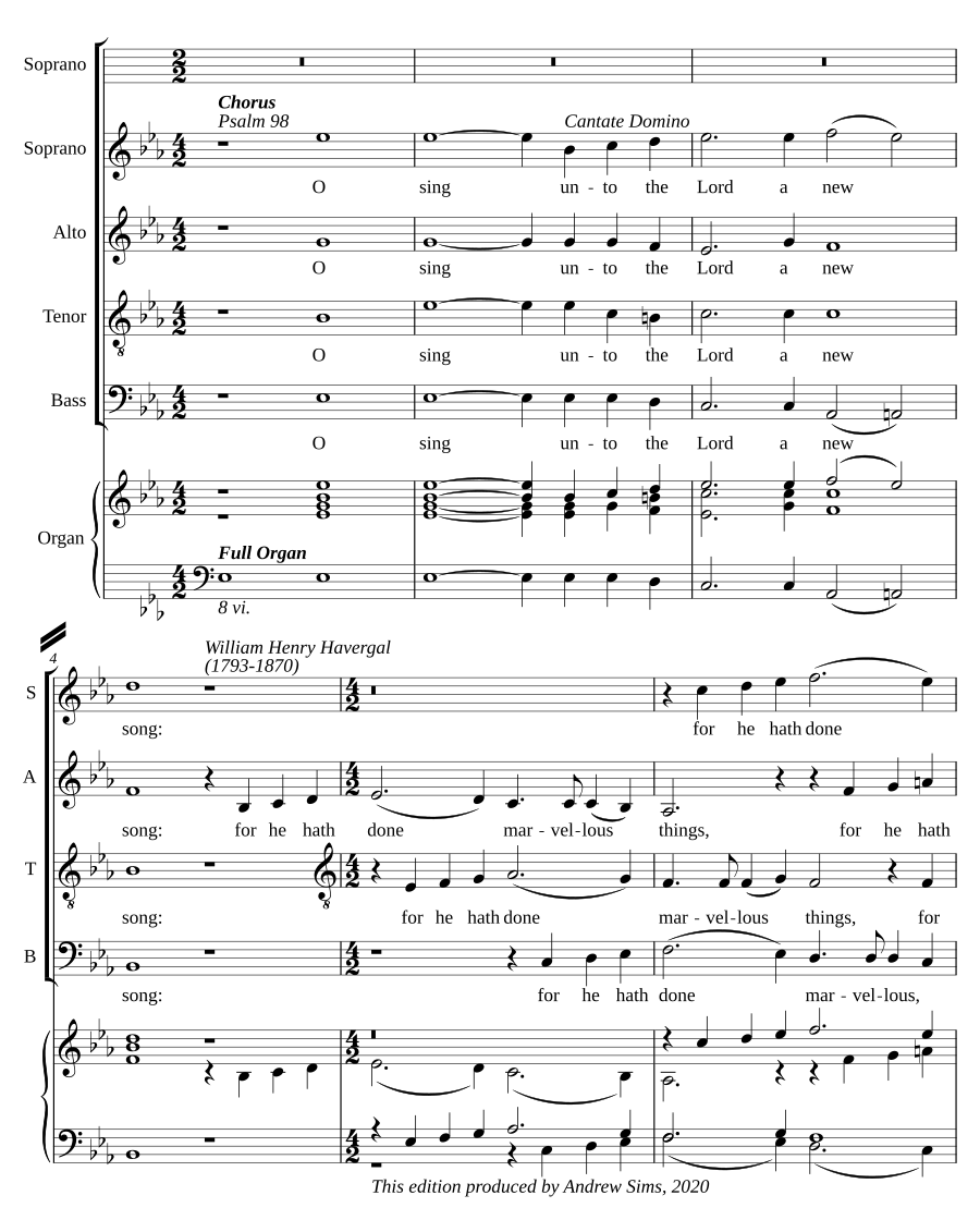 Cantate Domino