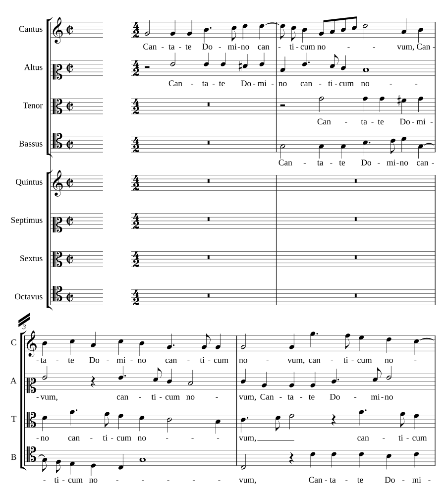 Cantate Domino canticum novum