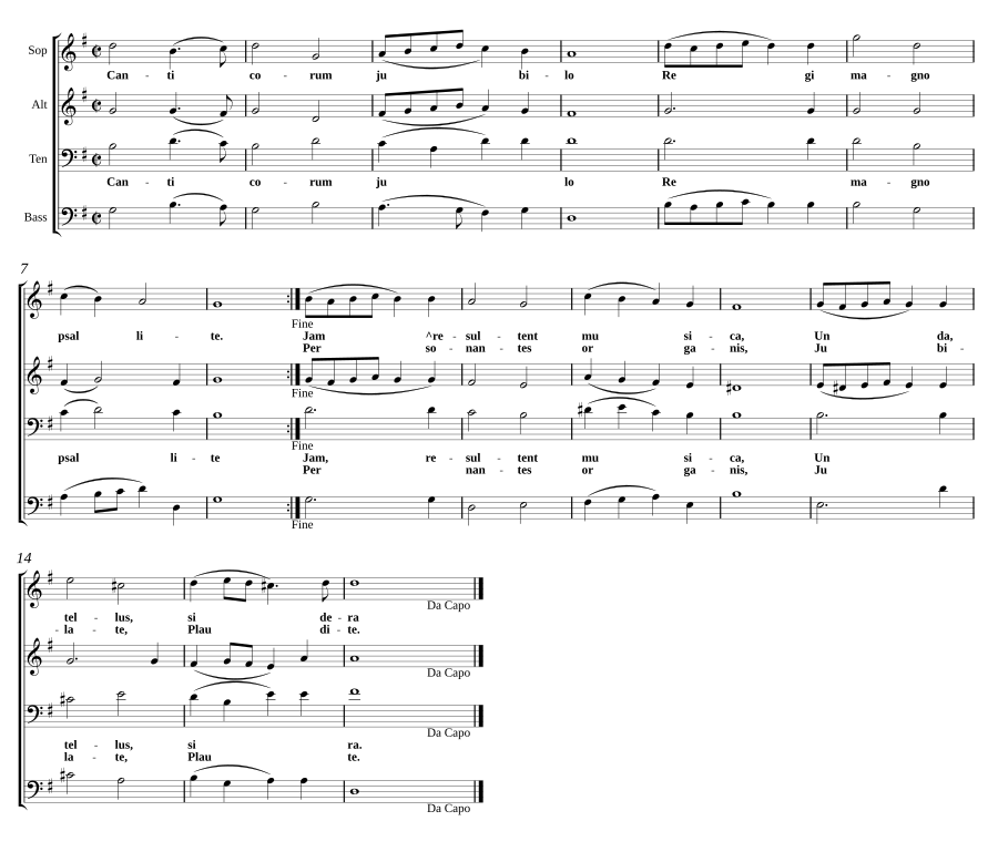 Canticorum jubilo