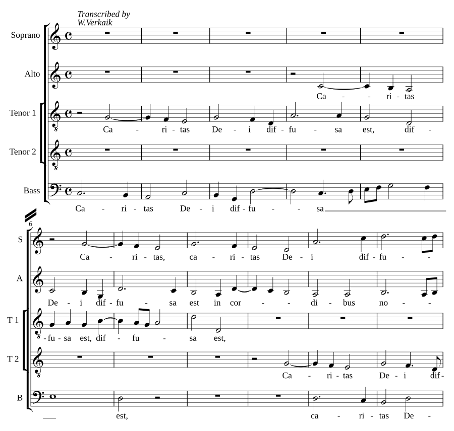 Caritas Dei diffusa est (Tertia pars)