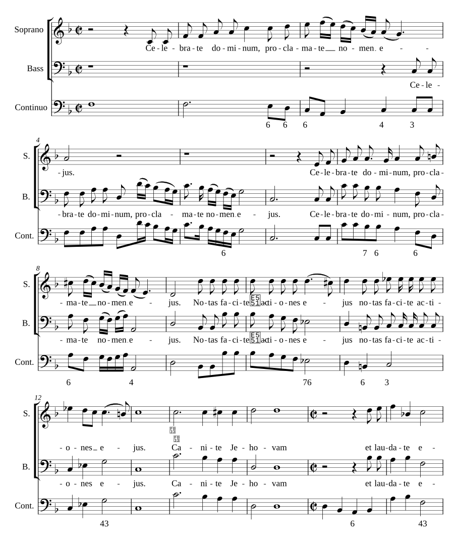 Celebrate dominum