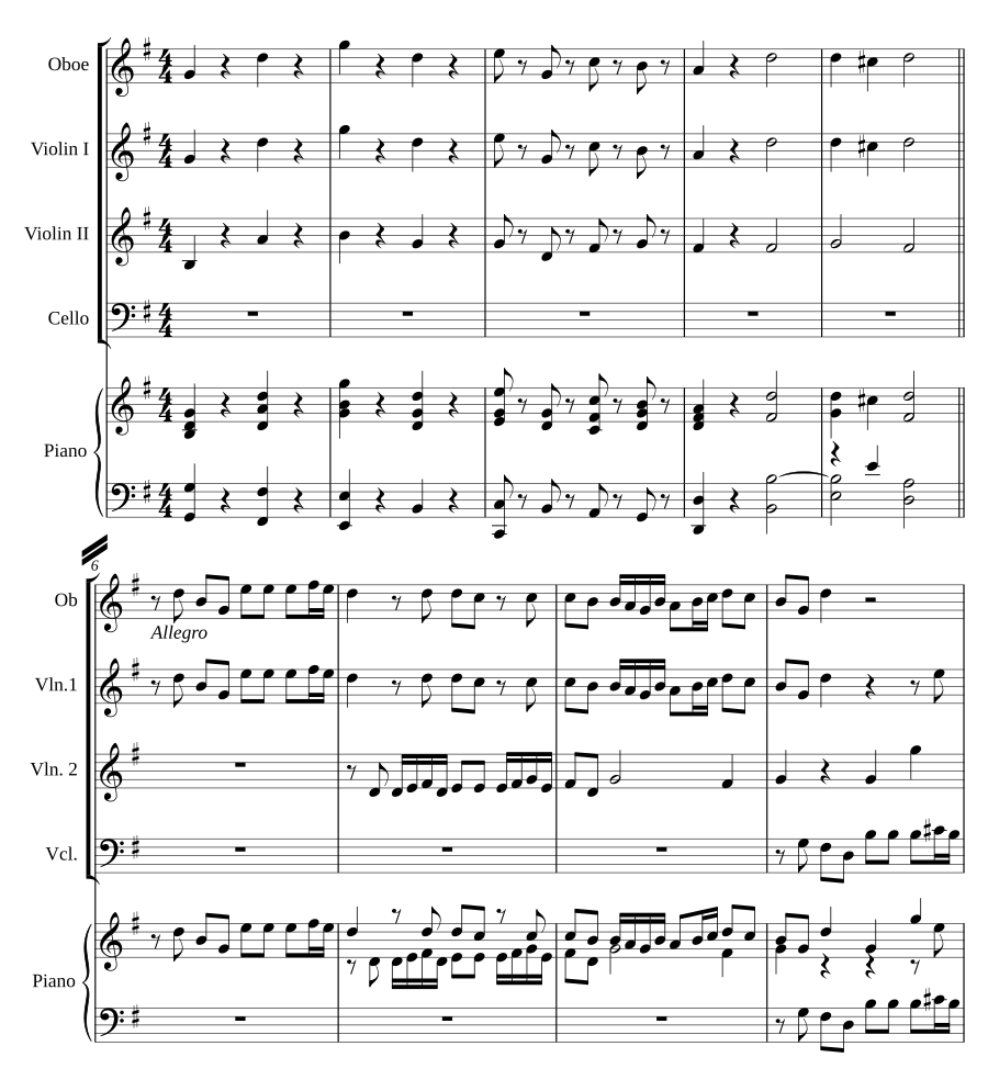 Chandos Anthem No. 7: No. 1 - Sonata