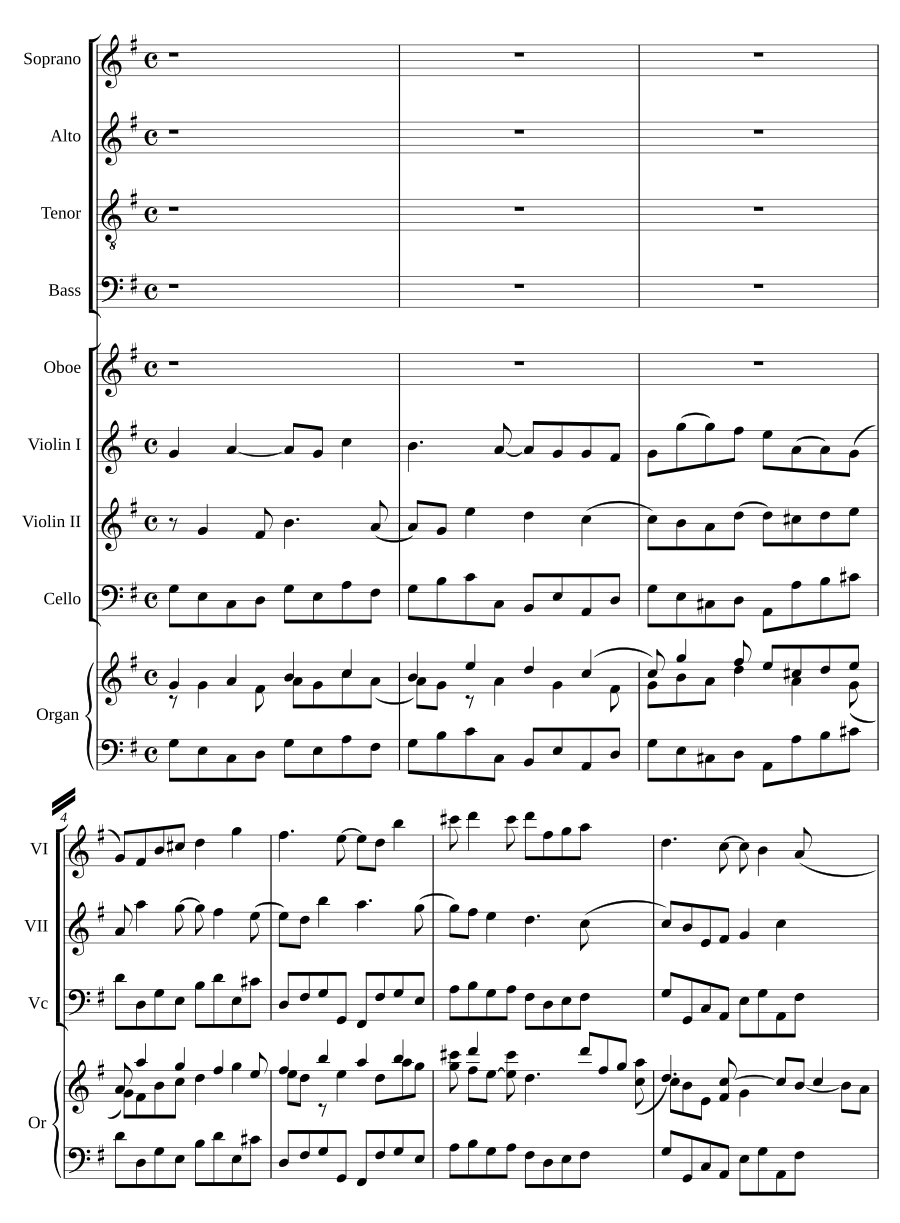 Chandos Anthem No. 7: No. 2 - My song shall be alway