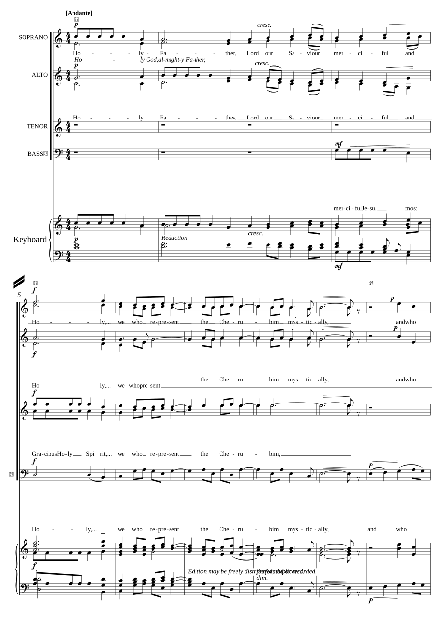 Cherubic Hymn No. 3