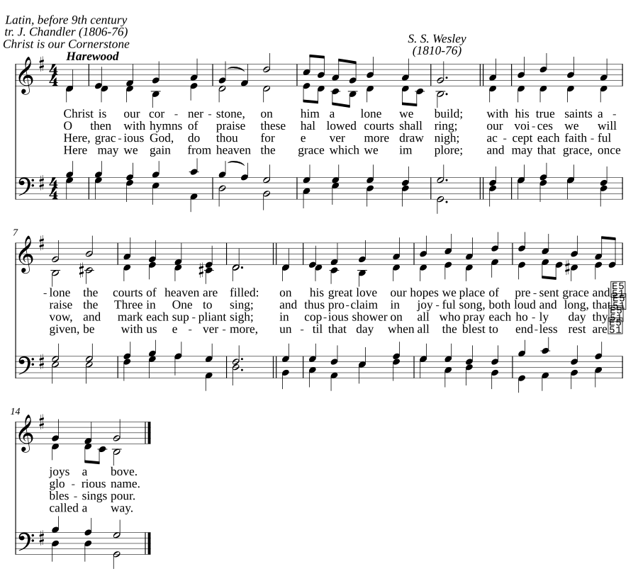 Christ is our cornerstone
