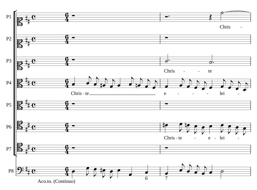 Christe eleison (Missa Scala Aretina)