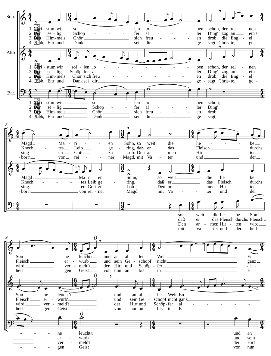 Christum wir sollen loben schon