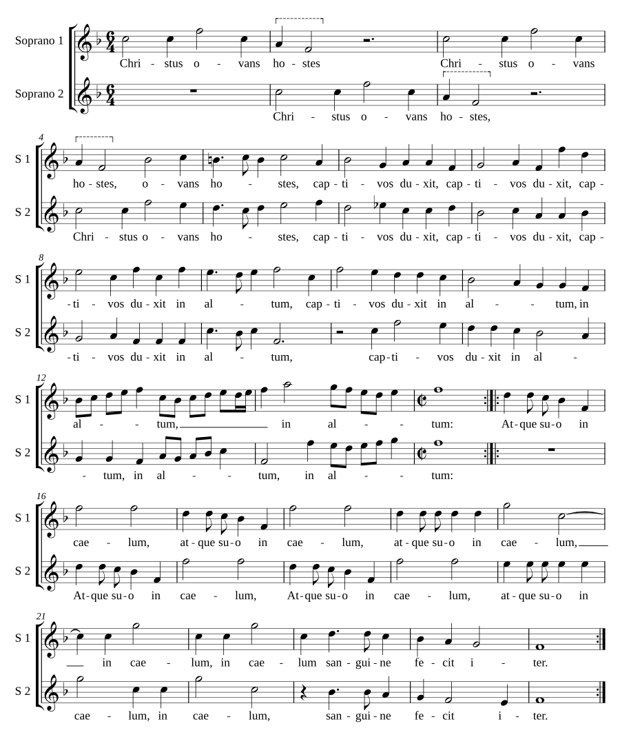 Christus ovans hostes