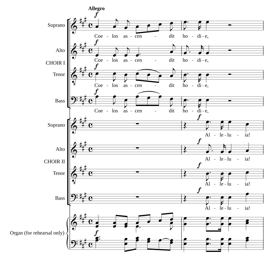 Coelos ascendit hodie, Op. 38, No. 2