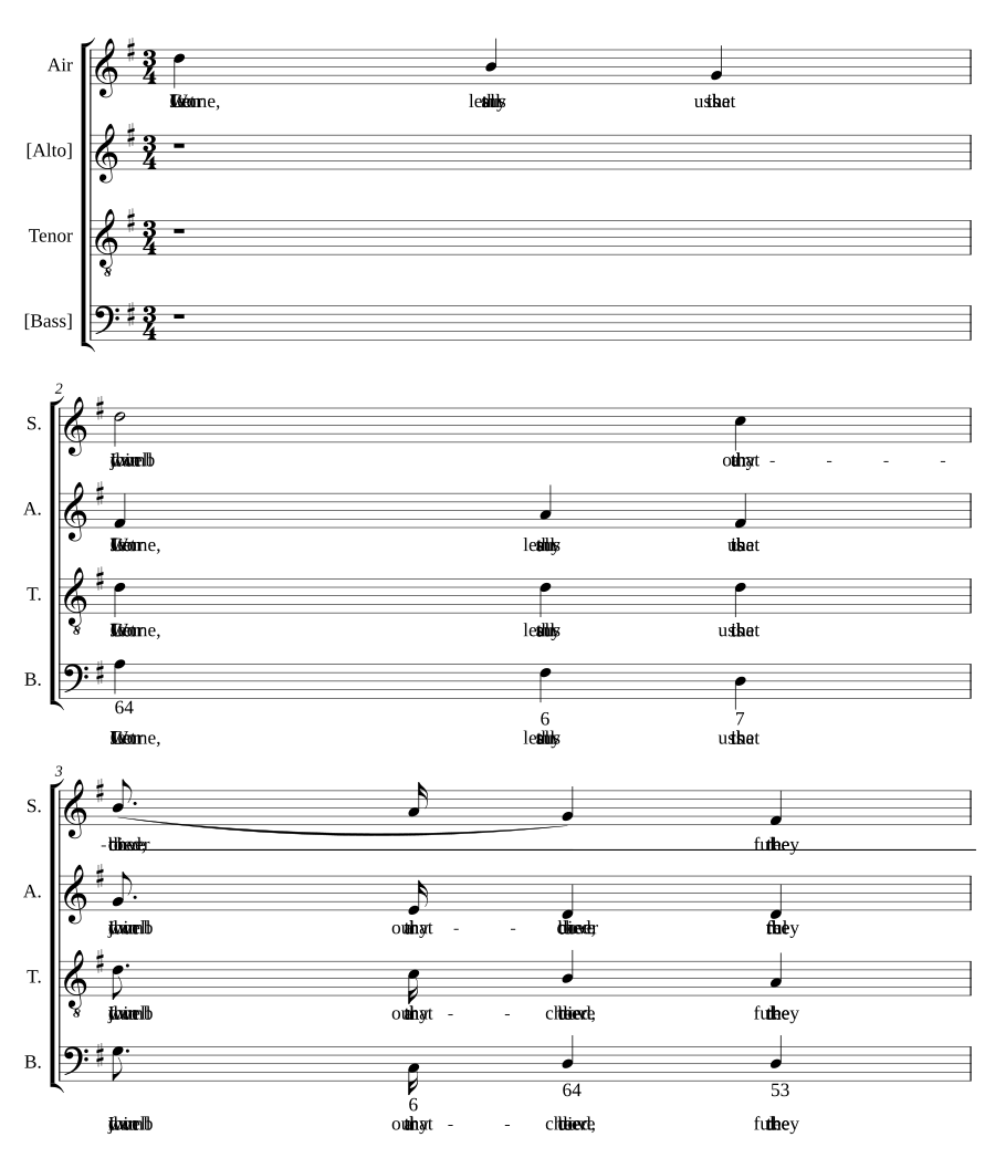 Come, let us join our cheerful songs (Wigton)