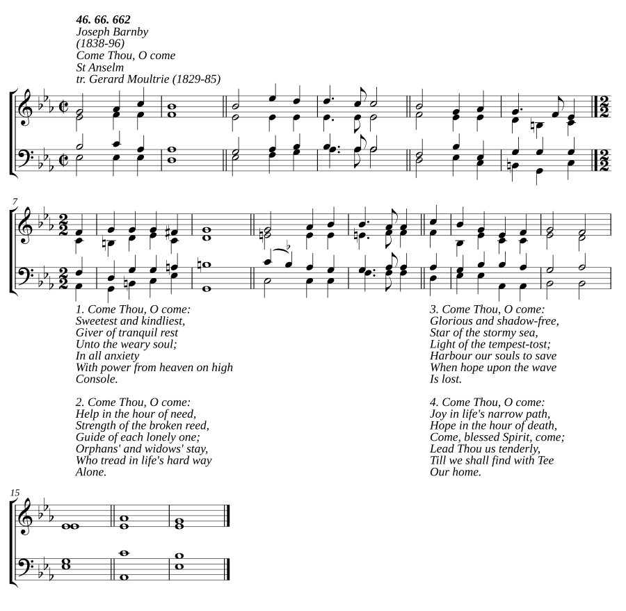 Come Thou, O come