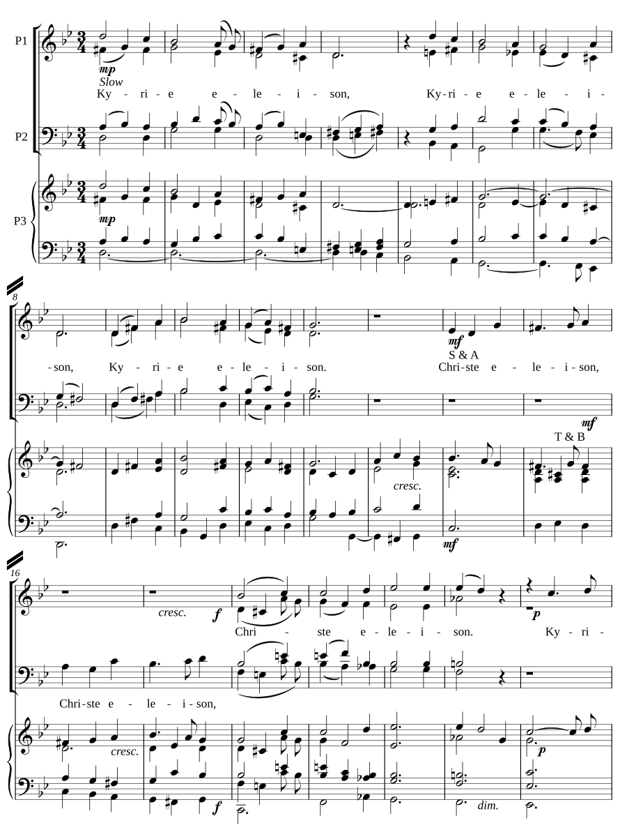 Communion Service in B flat, Op. 10