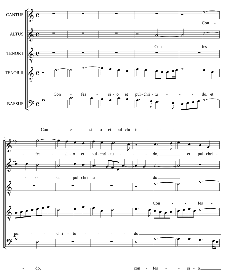 Confessio et pulchritudo