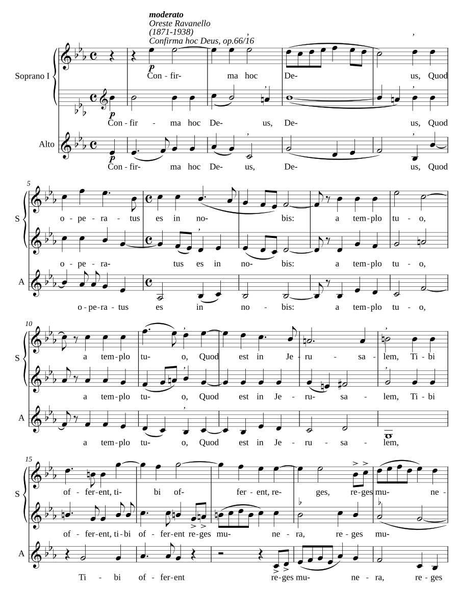 Confirma hoc Deus, op. 66/16