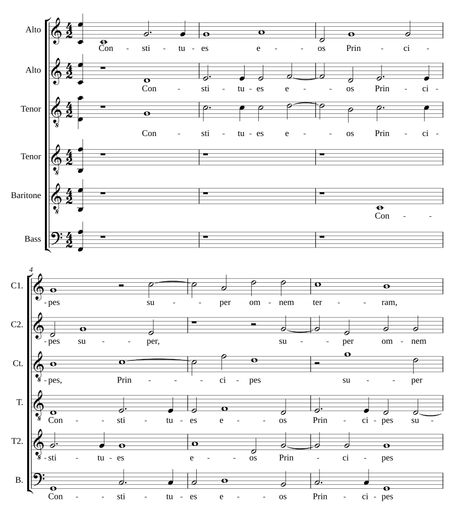 Constitues eos principes (Gradual)