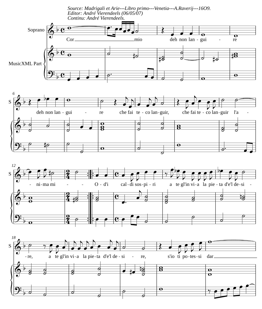 Cor mio deh