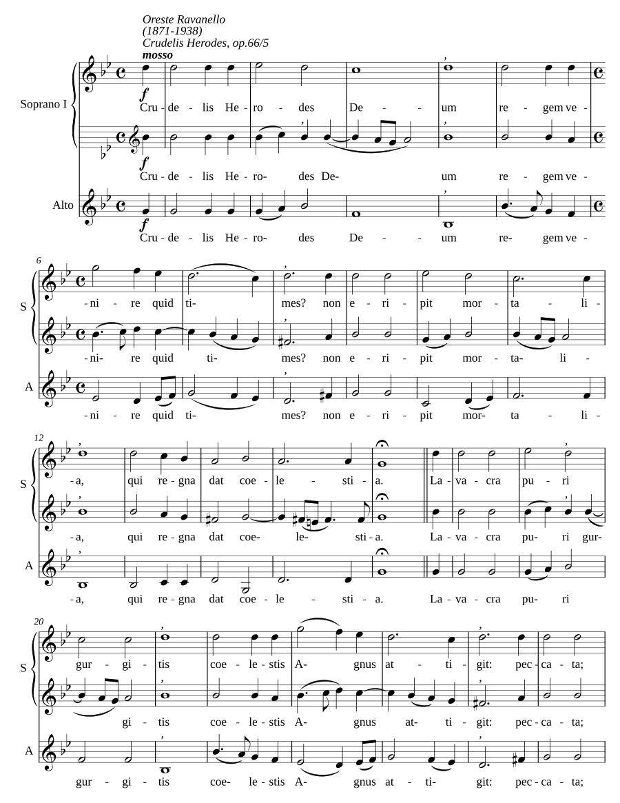 Crudelis Herodes, op. 66/5