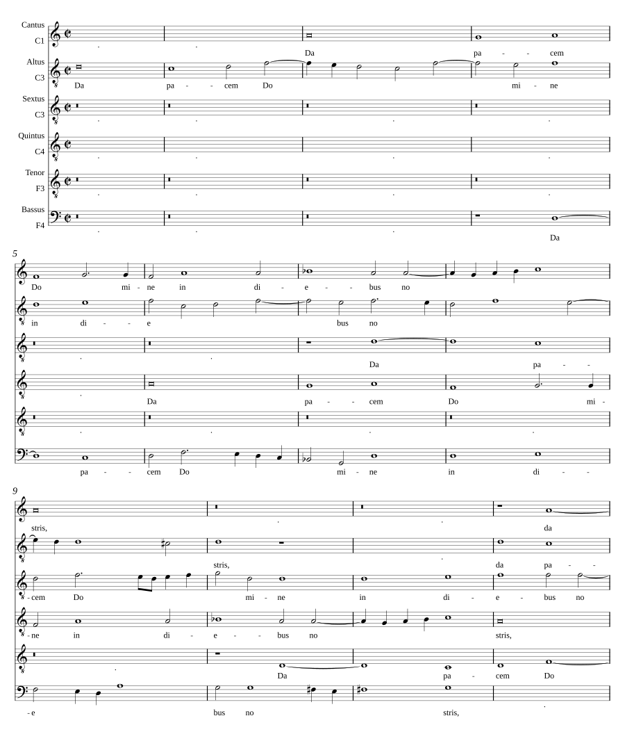 Da pacem a 6