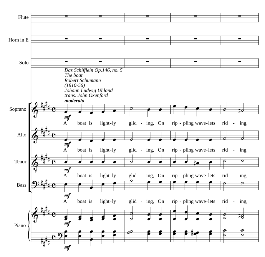 Das Schifflein, Op. 146 No. 5