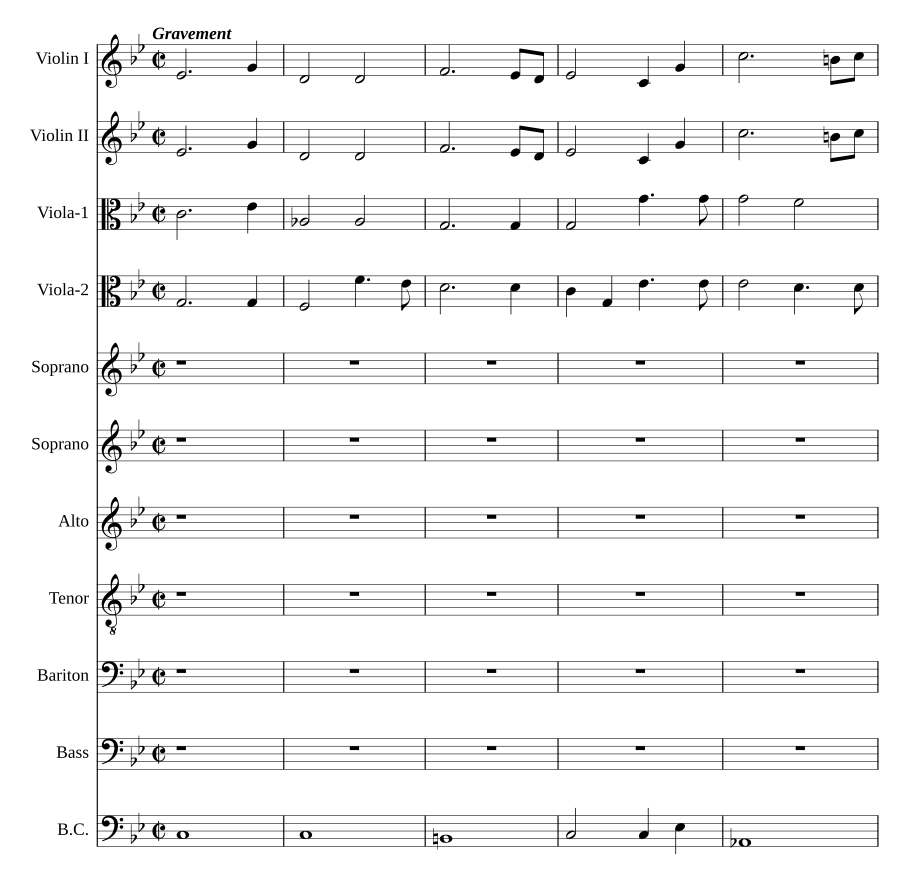 De profundis clamavi, S.23