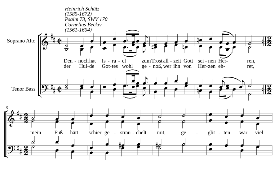 Dennoch hat Israel zum Trost, SWV 170