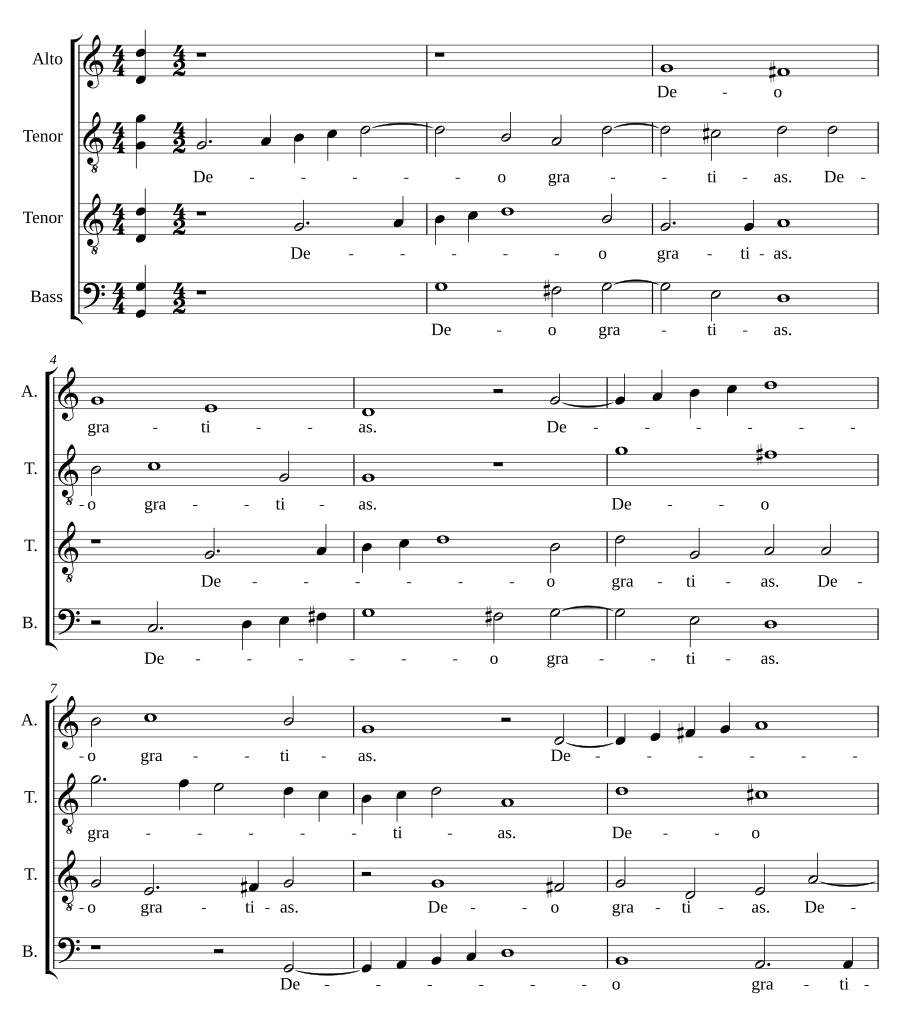 Deo gratias